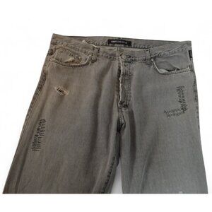 Versace Jeans Couture Men’s Gray Distressed Jeans Size 40 Designer Italy